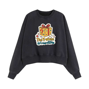 Crop Sweatshirt | The Gift of Tomorrow: Wrapped in Wonder