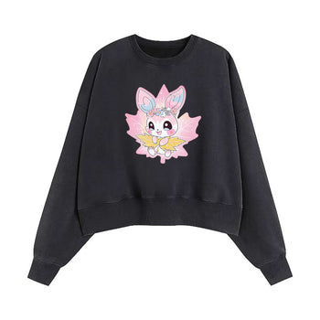 Crop Sweatshirt | Blossom Guardian: The Petite Protector