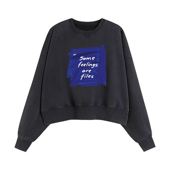 Crop Sweatshirt | Archived Emotions: The Threads of Memory