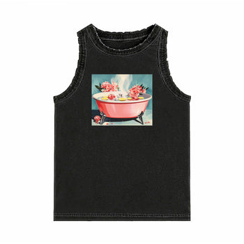 Top Tank | Blooming Warmth: A Tub of Timeworn Comfort