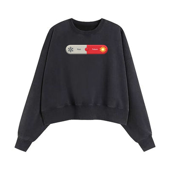 Crop Sweatshirt | The Compass of Holiday Transitions