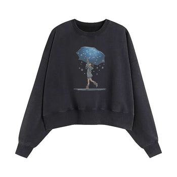 Crop Sweatshirt | A Sky Full of Remembered Stars