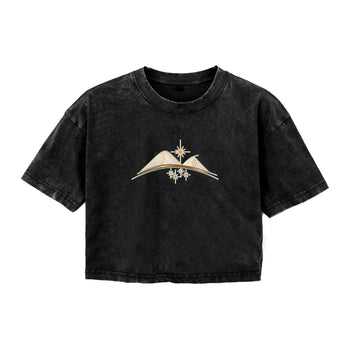 Boxy Tee | Golden Peaks of Promise