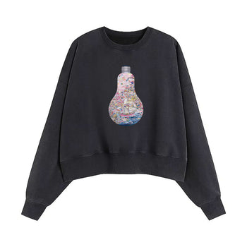 Crop Sweatshirt | A Voyage of Tender Currents