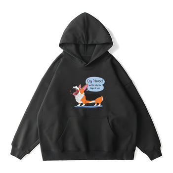 Hoodie | Barking Bravery: The Battlecry of the Bold