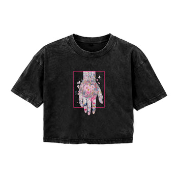 Boxy Tee | Blooming Resilience: The Hand That Shapes the World