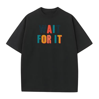 T-shirt | Anticipation in Bold: A Typographic Journey