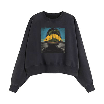 Crop Sweatshirt | Island of the Hidden Self