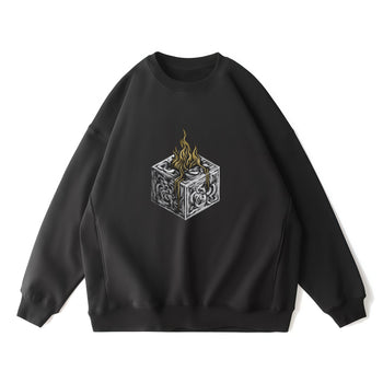 Sweatshirt | Burning Elegance: The Paradox of Creation and Destruction