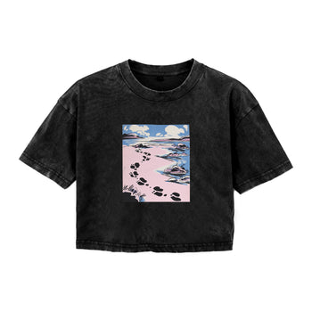 Boxy Tee | Footsteps of Yesterday's Shoreline