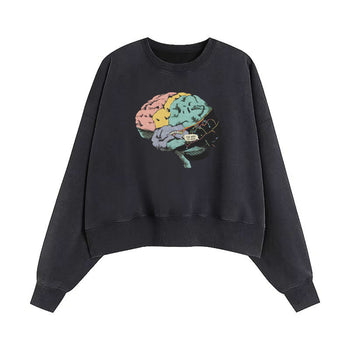 Crop Sweatshirt | The Neural Path to Love