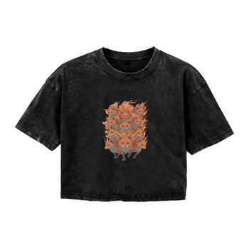 Boxy Tee | The Blaze Within: A Dance of Courage