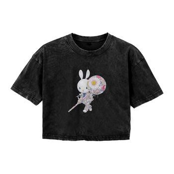 Boxy Tee | Blooming Warrior: The Gentle Shield