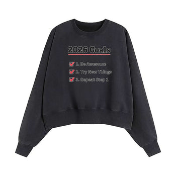 Crop Sweatshirt | Goals of Hope and Warmth