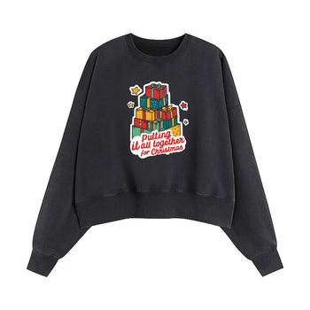Crop Sweatshirt | The Tower of Holiday Togetherness
