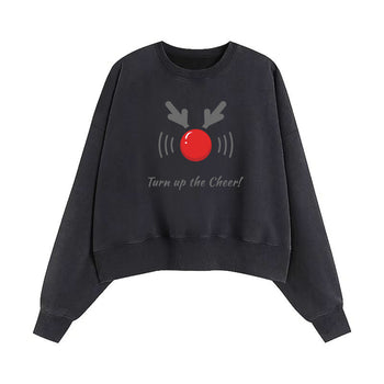 Crop Sweatshirt | The Radiance of Cheer