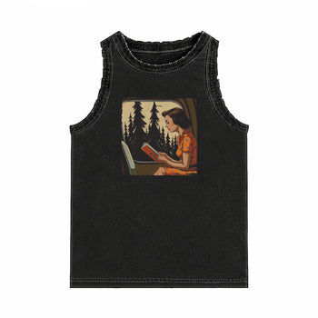 Top Tank | Whispered Pines and Orange Glow