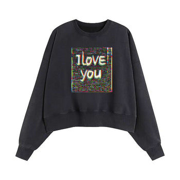 Crop Sweatshirt | Binary Confession