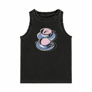 Top Tank | Echoes in Porcelain: A Symphony of Soft Moments