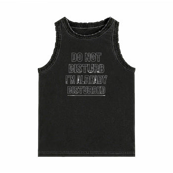 Top Tank | Already Disturbed: A Typographic Cry of the Soul