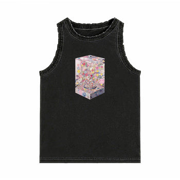 Top Tank | Blooming Smiles in a Digital Dawn