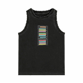 Top Tank | Neon Echoes: The Heartbeat of Connection