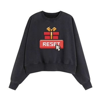 Crop Sweatshirt | The Pixel Gift of Renewal