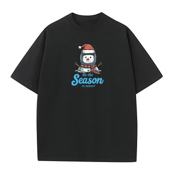 T-shirt | Snowy Reboot: A Digital Frost