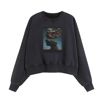 Crop Sweatshirt | Eruption of Becoming