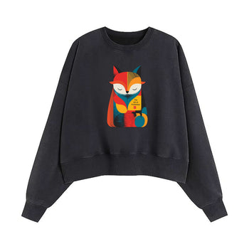Crop Sweatshirt | The Guardian's Embrace