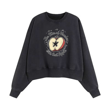 Crop Sweatshirt | The Star Within the Apple