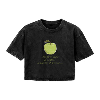 Boxy Tee | The First Apple of Winter: A Sweet Promise
