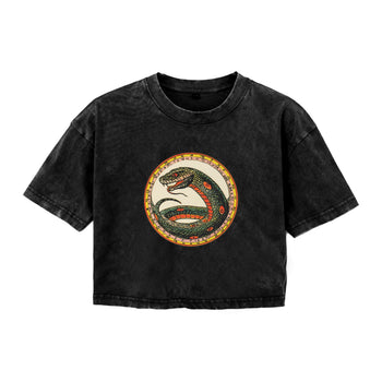 Boxy Tee | The Ouroboros Symphony: A Dance of Eternal Return