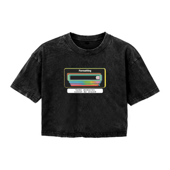 Boxy Tee | Formatting Echoes: The Memory That Lingers