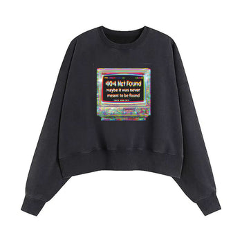 Crop Sweatshirt | 404: The Beauty of Being Lost
