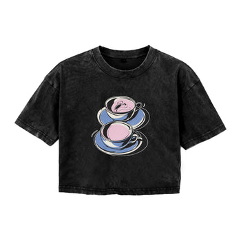 Boxy Tee | Echoes in Porcelain: A Symphony of Soft Moments