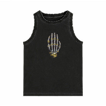 Top Tank | Bound Elegance: The Skeleton's Whisper