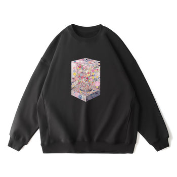 Sweatshirt | Blooming Smiles in a Digital Dawn
